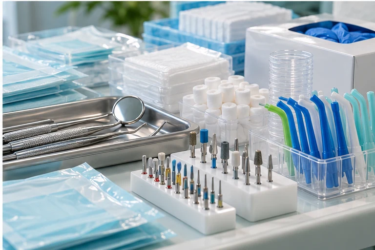 Dental sourcing and products illustration
